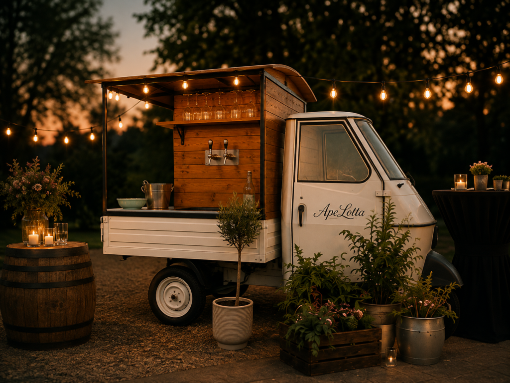 Schiml Services Event-Ape mit mobiler Bar